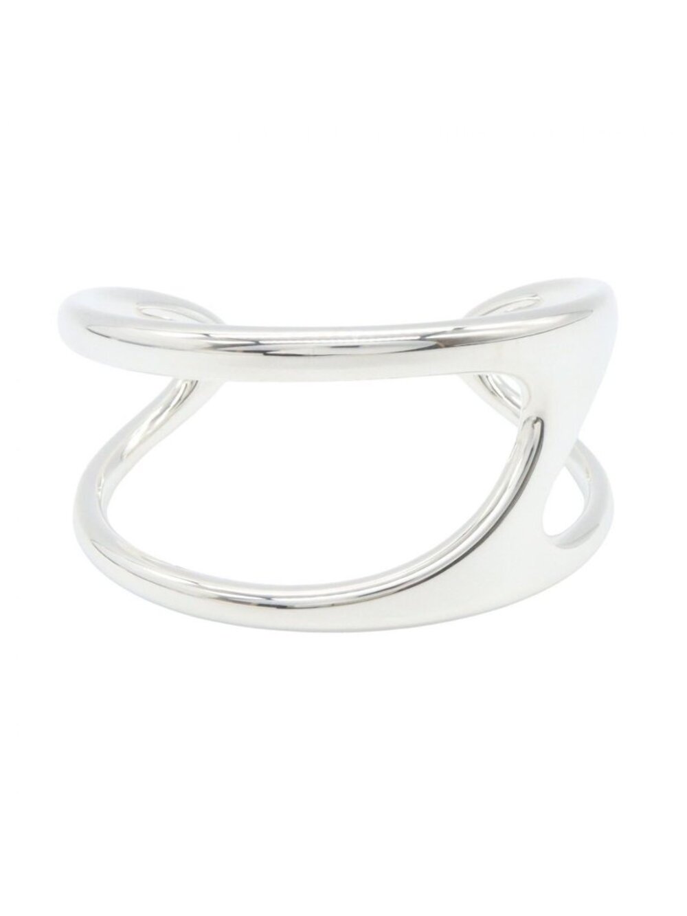 Hermes Bangle Chaine D'ancre 925 Sterling Silver Bracelet